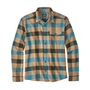 Patagonia Lightweight Fjord Flannel Shirt Organic Cotton Plaid Size M